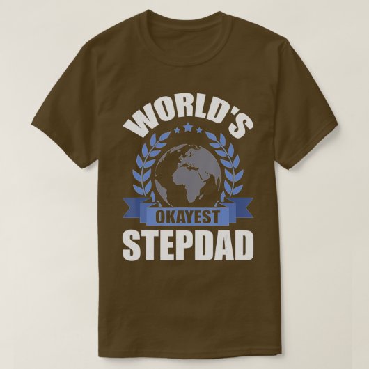 ワールドオケイエストステップパパstepdad tシャツ (デザイン正面)