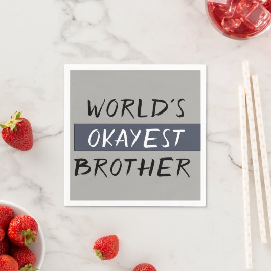 ワールドオケイエストブラザーおもしろい スタンダードカクテルナプキン (インサイチュ)