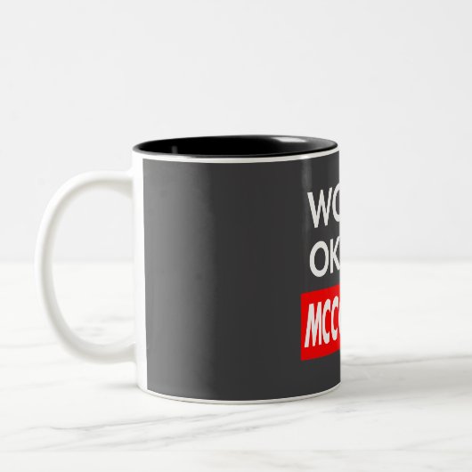 ワールドオケイエストマコーマック ツートーンマグカップ (左)