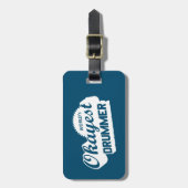 ワールドオケイストドラマー ラゲッジタグ (正面縦)