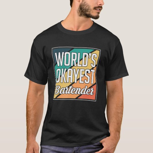 ワールドオケイストバーテンダーバーキーパー Tシャツ (正面)
