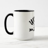 ワールドオケエストパパ最高のパパファーザーズデイコーヒー マグカップ (左)