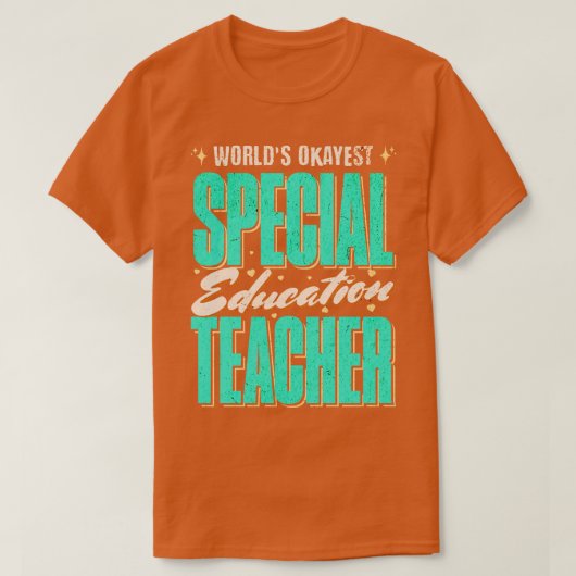 ワールドオケエスト特別教育先生ギフトアイディア Tシャツ (デザイン正面)