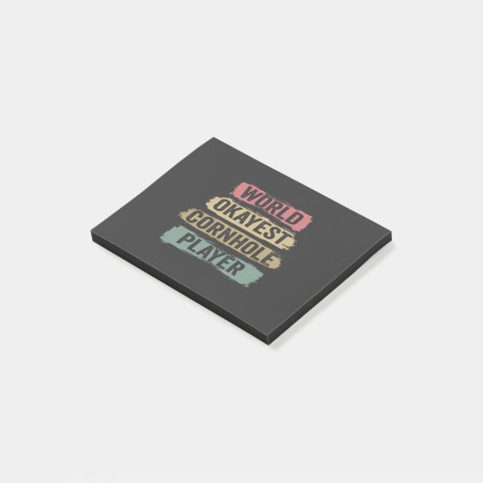 ワールドオーケストコーンホールプレイヤーおもしろいヴィンテージレトロ ポストイット (アングル)