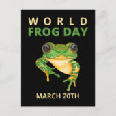 ワールドカエルの日 ポストカード (正面)