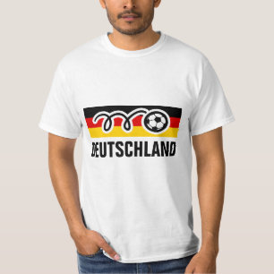 ワールドカップのサッカーファンのワイシャツ ドイツドイツ Tシャツ
