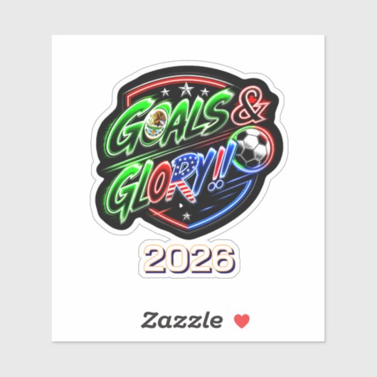 ワールドカップ2026 お祝いTシャツ シール (シート)