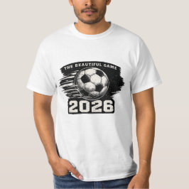 ワールドカップ2026 サッカーボールアート Tシャツ