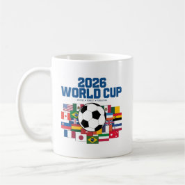 ワールドカップ2026 ⚽ – サッカー ファンお祝いデザイン コーヒーマグカップ