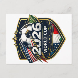 ワールドカップ2026 ファンシールド ポストカード