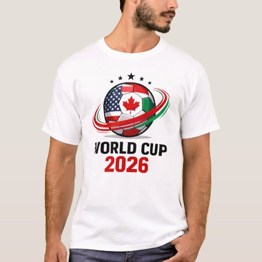 ワールドカップ サッカー 2026 Tシャツ (正面)