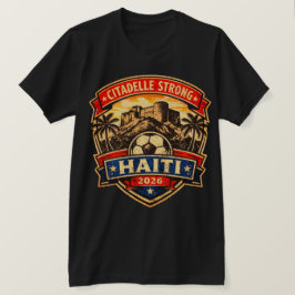 ワールドカップ ハイチ サッカー ヴィンテージ バッジ ファン ギフト Tシャツ