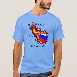 ワールドカップ – ロシア対ワールド Tシャツ