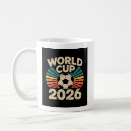 ワールドカップ 2026 ⚽ – サッカー・フットボール ファングローバル コーヒーマグカップ