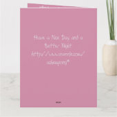 ワールドカラフルミーのまわりにハッピーバースデーの色 カード (裏面)