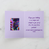 ワールドカラフル誕生日カード サンキューカード (内部)