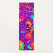 ワールドカラフル：フローパターン ヨガマット (正面)