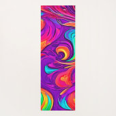 ワールドカラフル：フローパターン ヨガマット (裏面)