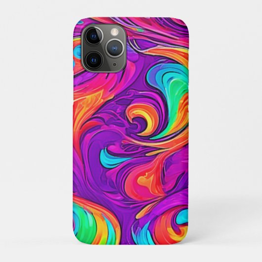 ワールドカラフル:フローパターン Case-Mate iPhoneケース (裏)