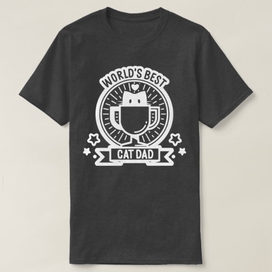ワールドカ最高のットパパ4 Tシャツ (デザイン正面)