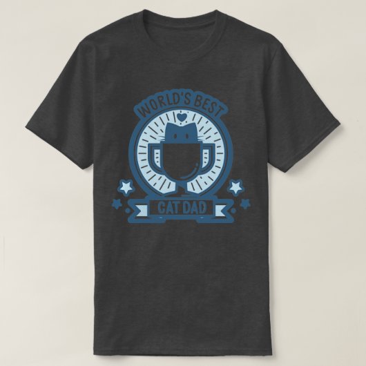 ワールドカ最高のットパパ5 Tシャツ (デザイン正面)