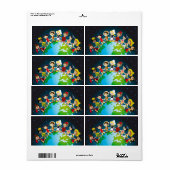 ワールドキズ ラベル (フルシート)