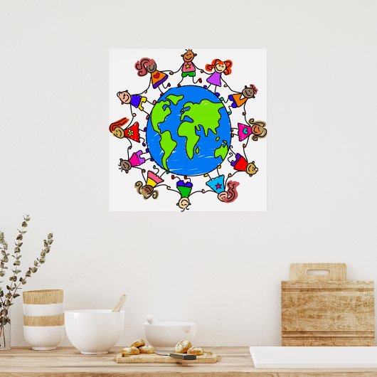 ワールドキッズ ポスター (キッチン)