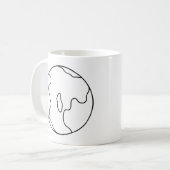 ワールドクラスのトライブレンドシャツ コーヒーマグカップ (正面左)