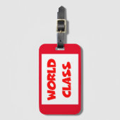 ワールドクラス ラゲッジタグ (正面縦)