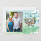 ワールドクルーズフォトボンボヤージュパーティーお祝い 招待状 (正面)