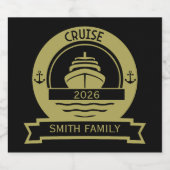 ワールドクルーズ スパークリングワインラベル (シングルラベル)