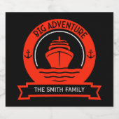 ワールドクルーズ スパークリングワインラベル (シングルラベル)