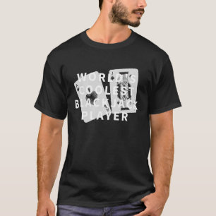 ワールドクールズブラックジャック選手賭博カジノB Tシャツ