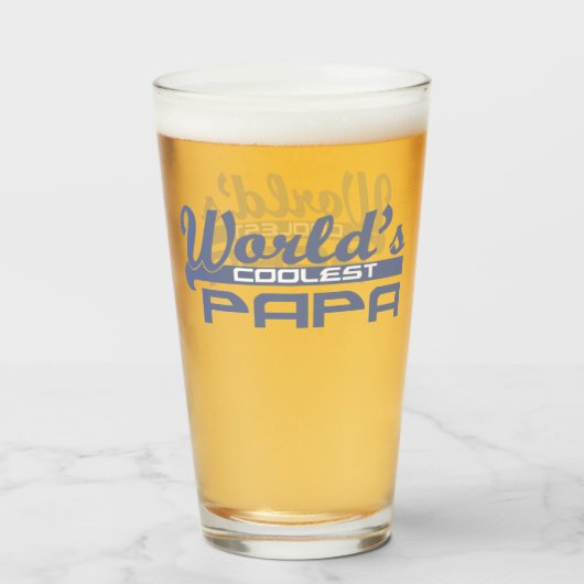ワールドクールパパ タンブラーグラス (ドリンク正面)