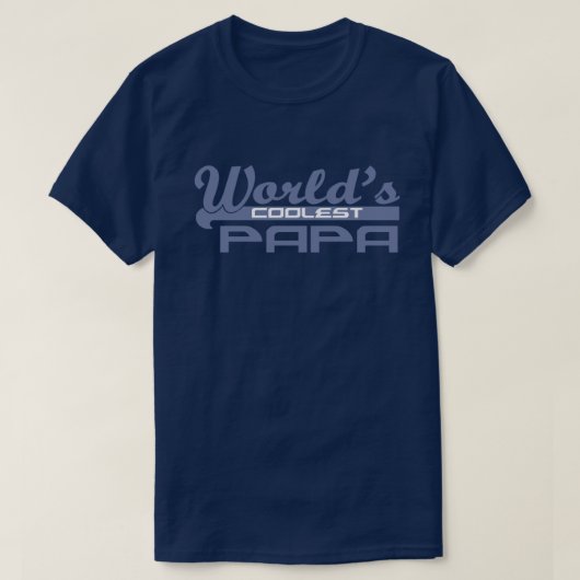 ワールドクールパパ Tシャツ (デザイン正面)