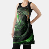 ワールドグリーンアートエプロン抽象芸術 エプロン (インサイチュ)