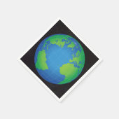 ワールドグローブマップスターリースカイ スタンダードカクテルナプキン (角)