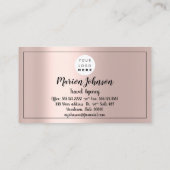 ワールドグローブマップトラベルエージェンシーバラ名声バラブシ 名刺 (裏面)