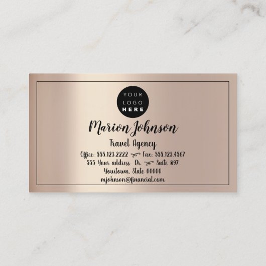 ワールドグローブマップトラベルエージェンシーバラ金ゴールド名声 名刺 (裏面)