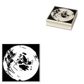 ワールドグローブ写真アートトートラバースタンプ ラバースタンプ (押印)