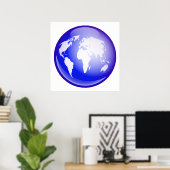 ワールドグローブ ポスター (ホームオフィス)