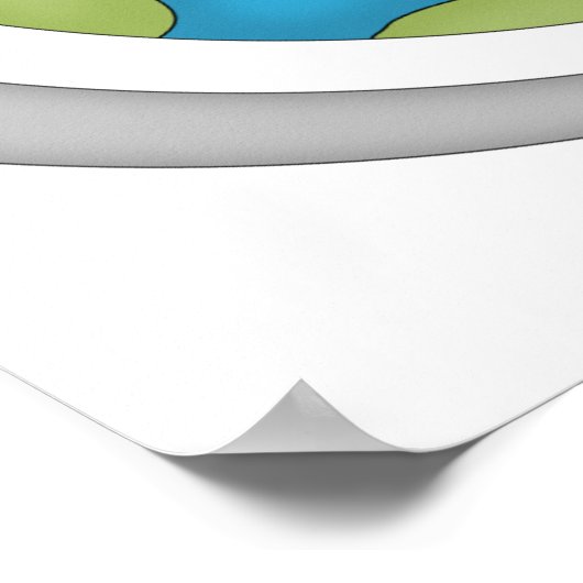 ワールドグローブ ポスター (角)