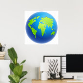 ワールドグローブ ポスター (ホームオフィス)