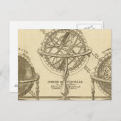 ワールドグローブ ポストカード (正面/裏面)