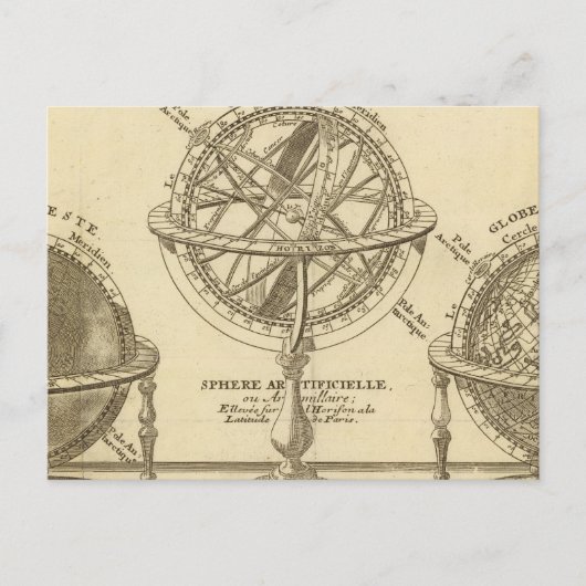 ワールドグローブ ポストカード (正面)