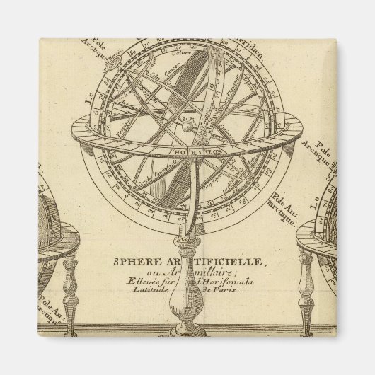 ワールドグローブ マグネット (正面)