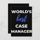 ワールドケース最高のマネージャ サンキューカード (正面/裏面)