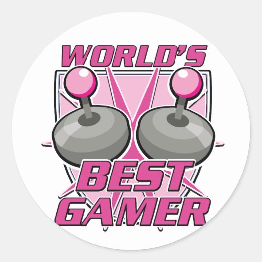 ワールドゲーマー最高の ラウンドシール (正面)
