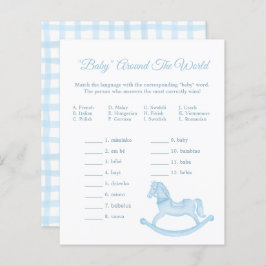 ワールドゲームのベビー – ブルーシャワー活動