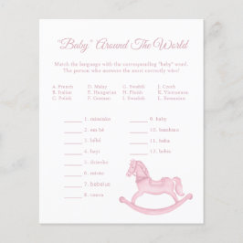 ワールドゲーム周辺ベビー – ピンクシャワー活動